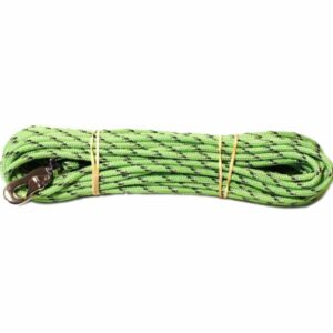Trine Sporline nylon 4mm med refleks 15meter Grønn