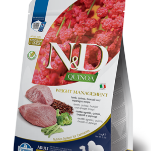 N&D Quinoa Weight Management Lamb Medium & Maxi 7kg