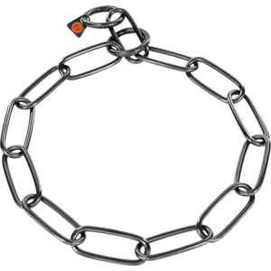 Sprenger Kjettinghalsbånd XLanglenket Sort 4mm