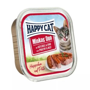 Happy Cat Minkas Duo Menu Fugl & Kjøtt 100gr
