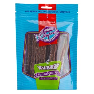 Braaaf Seafood Salmon Fish Strips 12cm