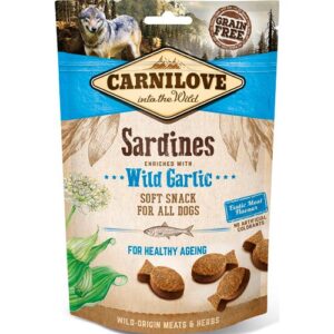 Carnilove Soft Snack Sardines & Ramsløk 200gr