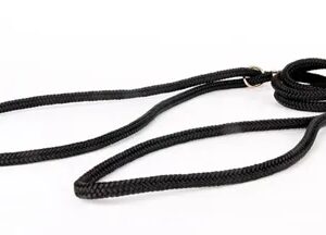 Utstillingskobbel Nylon 6mm/120cm Sort