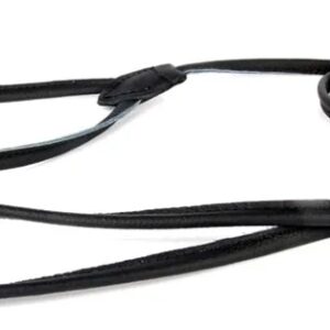 Utstillingskobbel Lær 4mm/120cm Sort