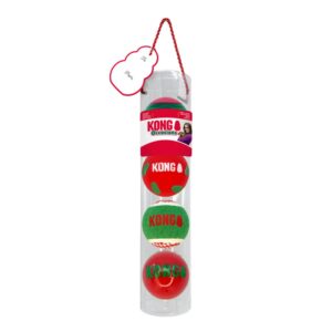 KONG Holiday Occasions Balls 4pk