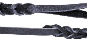 Skinnbånd Sort Soft 12mmx180cm