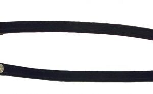 Mellomkobbel skinn Svart 60cm