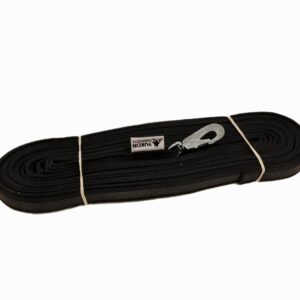 Gummiert Sporline 20mm/10m Sort