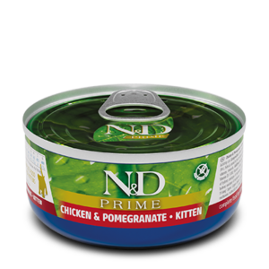 N&D Prime Chicken & Pomegranate kitten våtfôr 70gr
