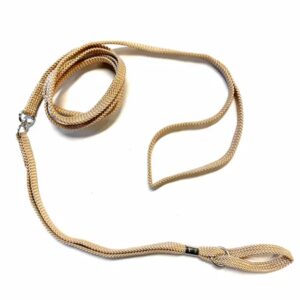 Utstillingskobbel flat i Nylon 9mm 180cm Beige