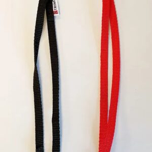 Trine Hanefot flat sort 10 mm 65cm