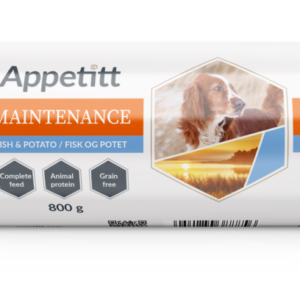 Appetitt Maintenance hundepølse fisk 800gr