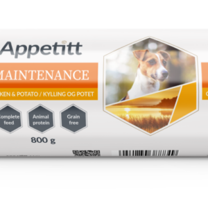 Appetitt Maintenance hundepølse kylling 800gr