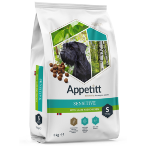 Appetitt Sensitive with Lamb & Chicken Small Breed hundefôr 3kg