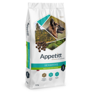 Appetitt Sensitive with Lamb & Chicken Large Breed hundefôr 12kg