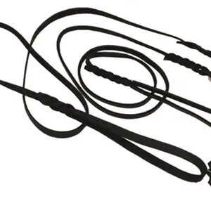 Trine Skinnbånd Sort 6mm