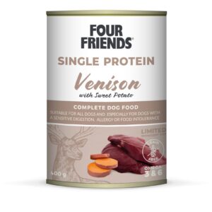 FourFriends Single Protein Venison & Sweet Potato 400gr