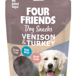 FourFriends Dog Snacks Venison & Turkey 200gr