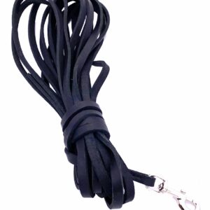 HEBRÜ Tracking leash fat leather 12mm 5m