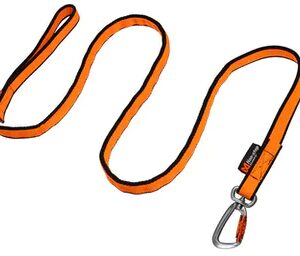 Non-Stop Bungee Leash oransje/sort