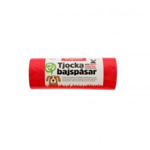 Dogman Hundeposer med håndtak 50p Rød