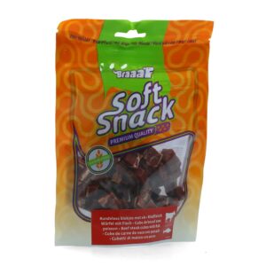 Braaaf Soft Snack Steak Cubes Beef & Fish 85gr