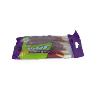 Braaaf Rawhide Roll Sticks Duck 12cm 8stk