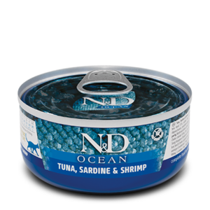 N&D Ocean Catt Tuna, Sardine & Shrimp Adult våtfôr 70gr